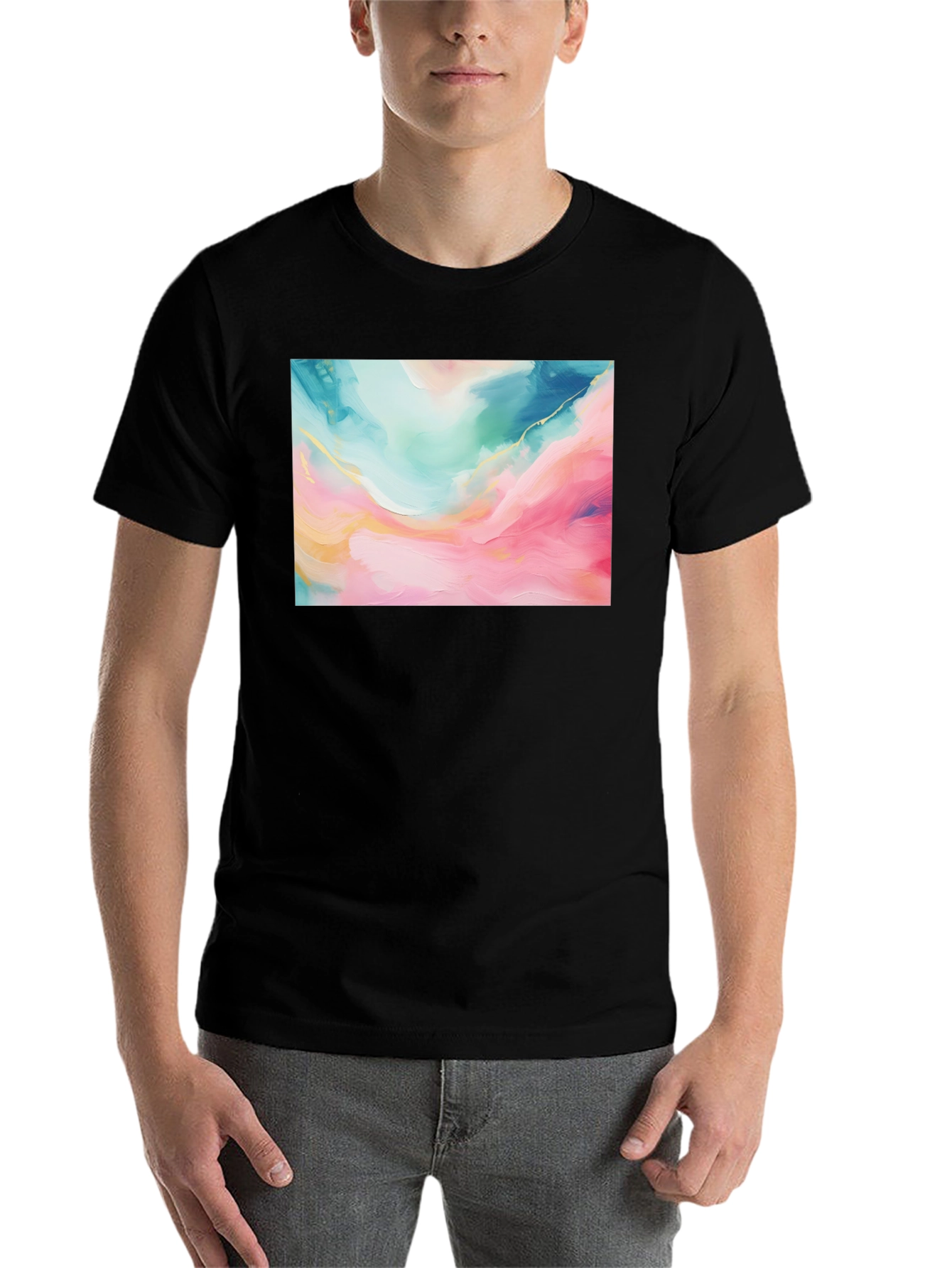 Abstract Art Graphic Tee - Modern Design