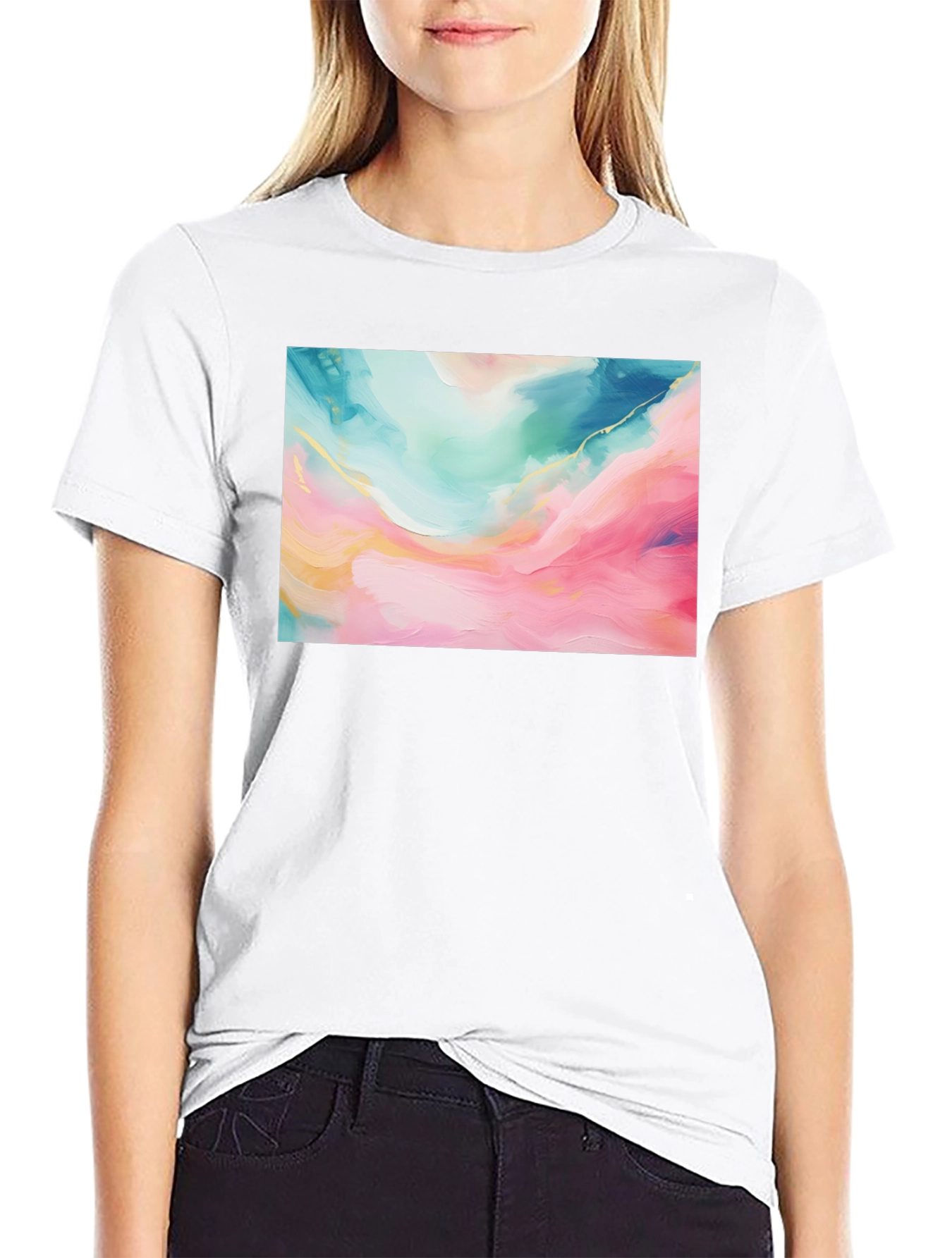 Abstract Art Graphic Tee - Modern Design