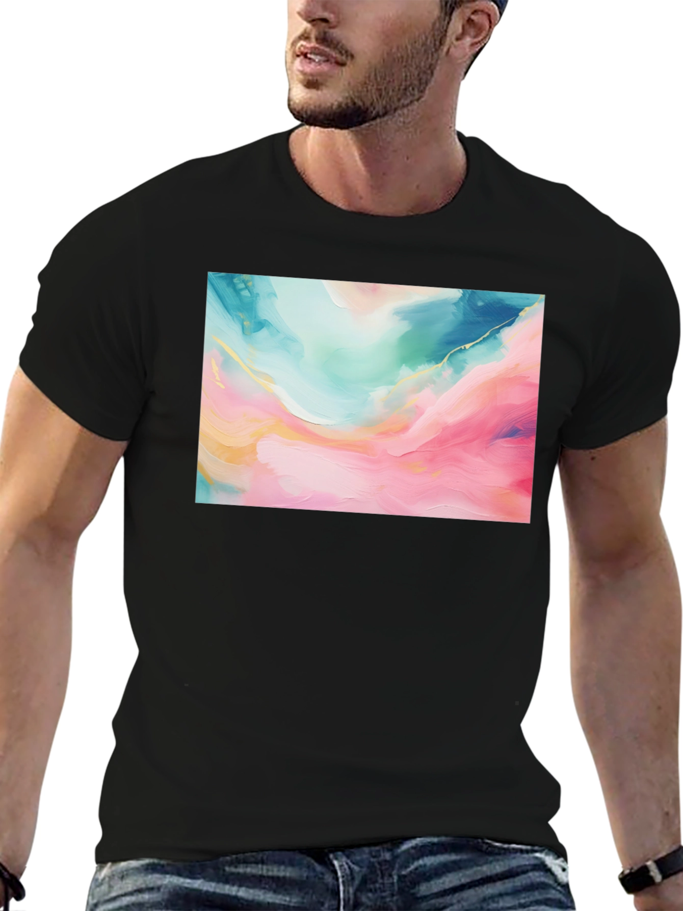 Abstract Art Graphic Tee - Modern Design