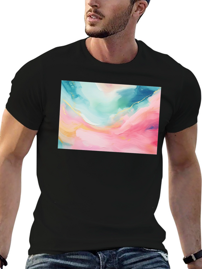 Abstract Art Graphic Tee - Modern Design