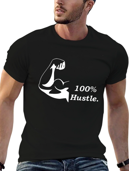 100% Hustle Graphic Tee