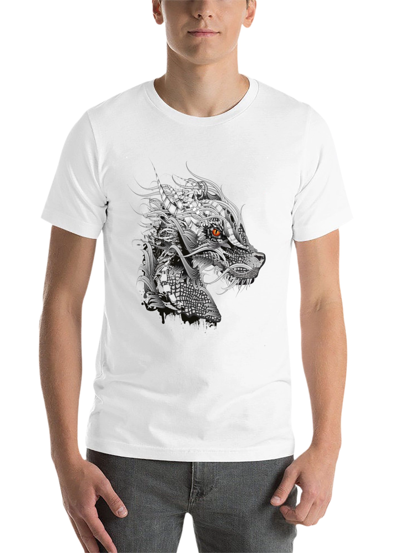 Dragon Graphic Black T-Shirt