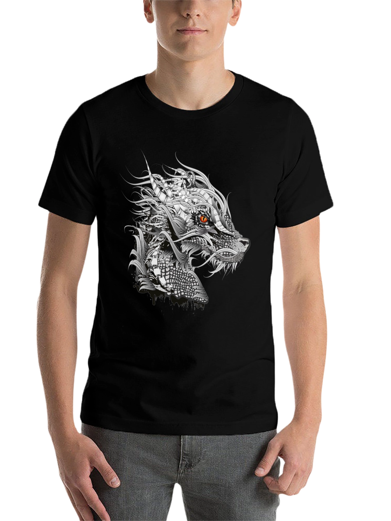 Dragon Graphic Black T-Shirt