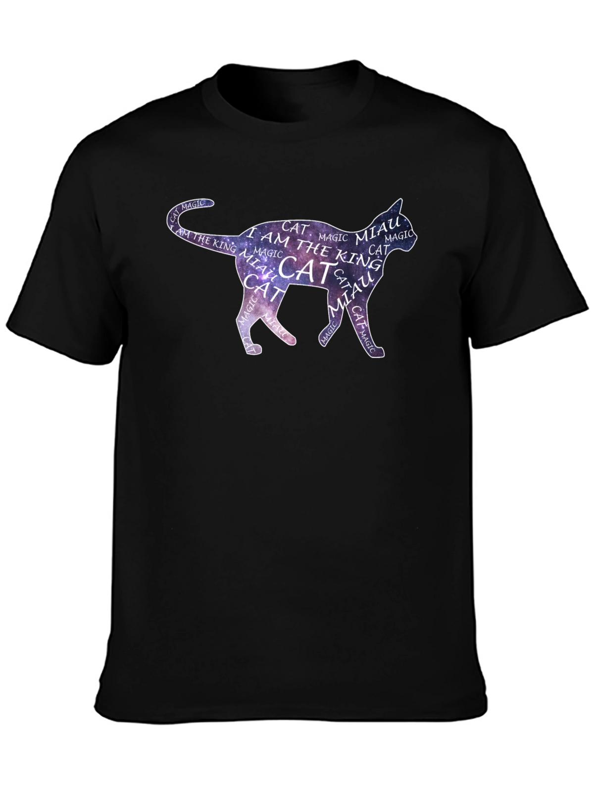 Cosmic Cat T-Shirt - Magical Feline Design
