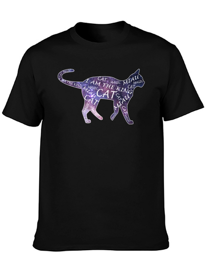 Cosmic Cat T-Shirt - Magical Feline Design