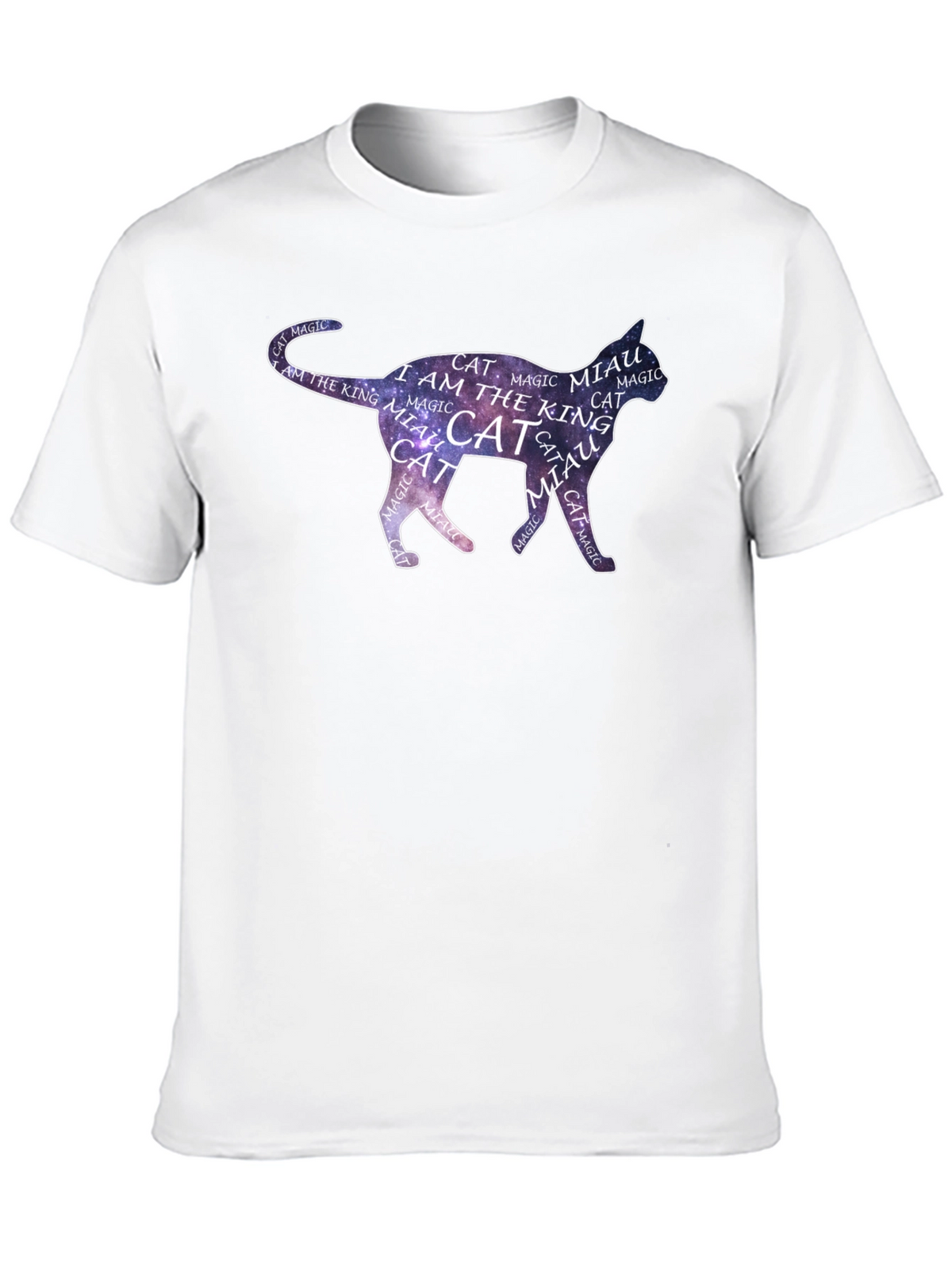 Cosmic Cat T-Shirt - Magical Feline Design