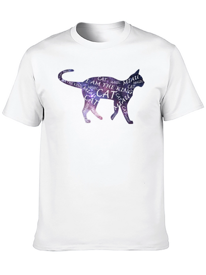 Cosmic Cat T-Shirt - Magical Feline Design