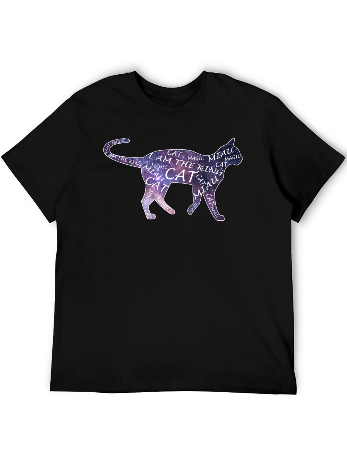 Cosmic Cat T-Shirt - Magical Feline Design