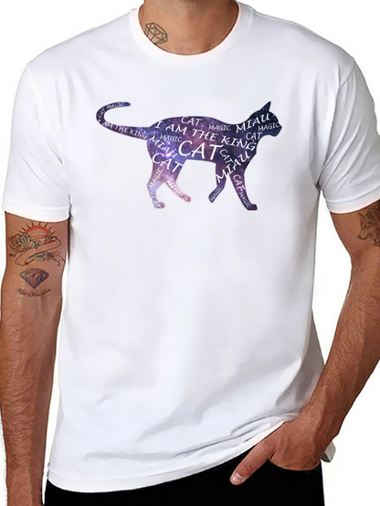 Cosmic Cat T-Shirt - Magical Feline Design