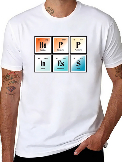Periodic Table Inspired T-Shirt - HaPInEs