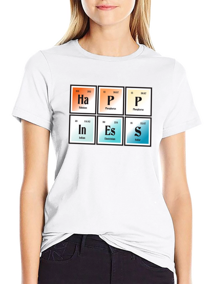 Periodic Table Inspired T-Shirt - HaPInEs