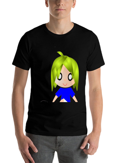 Anime Graphic Black T-Shirt