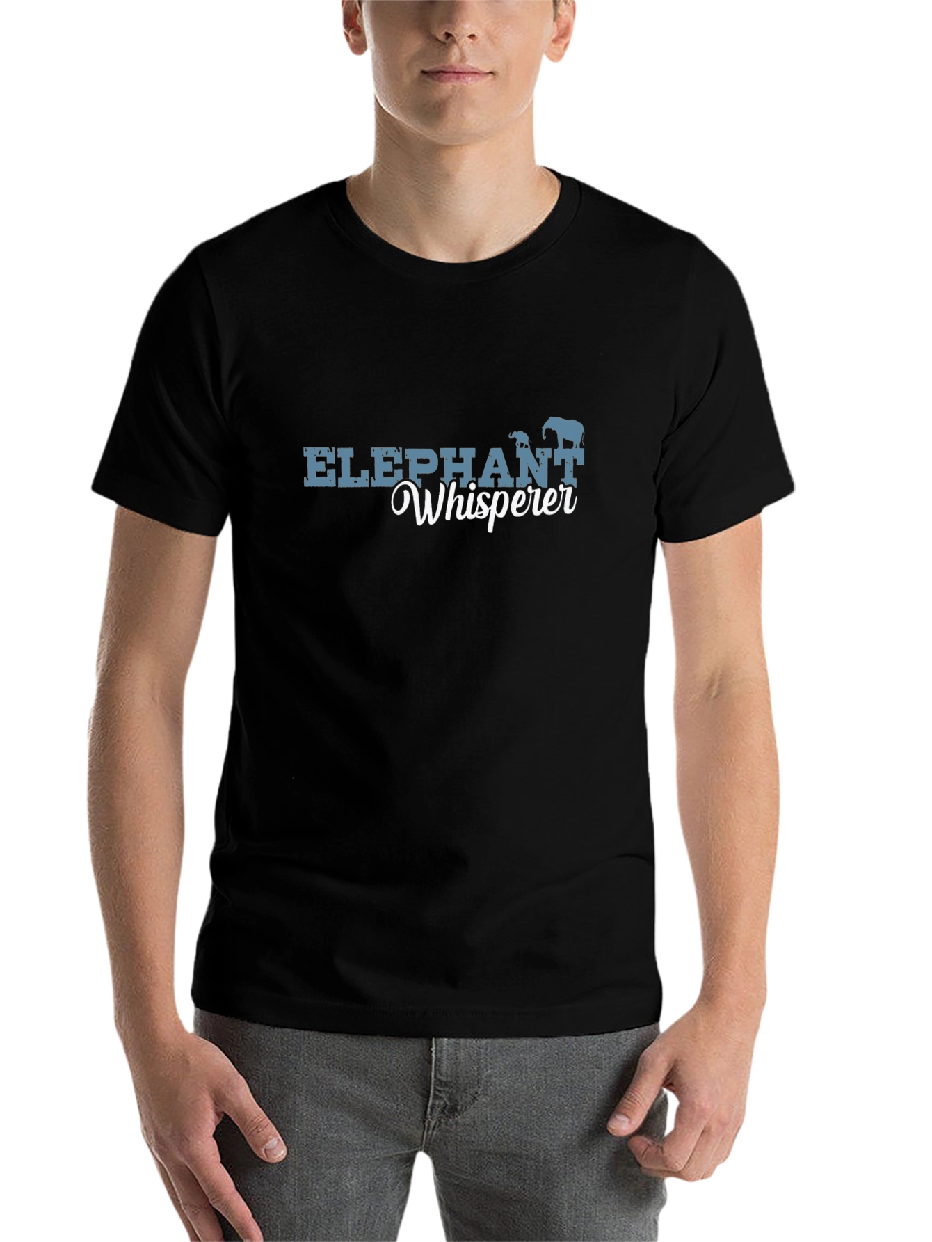 Elephant Whisperer Graphic Tee - Black