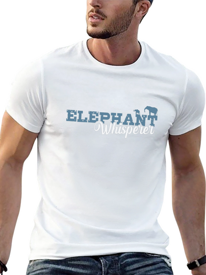 Elephant Whisperer Graphic Tee - Black