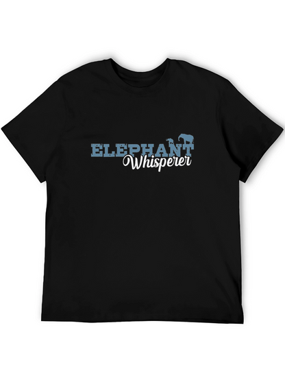 Elephant Whisperer Graphic Tee - Black