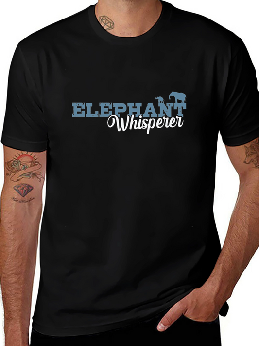Elephant Whisperer Graphic Tee - Black