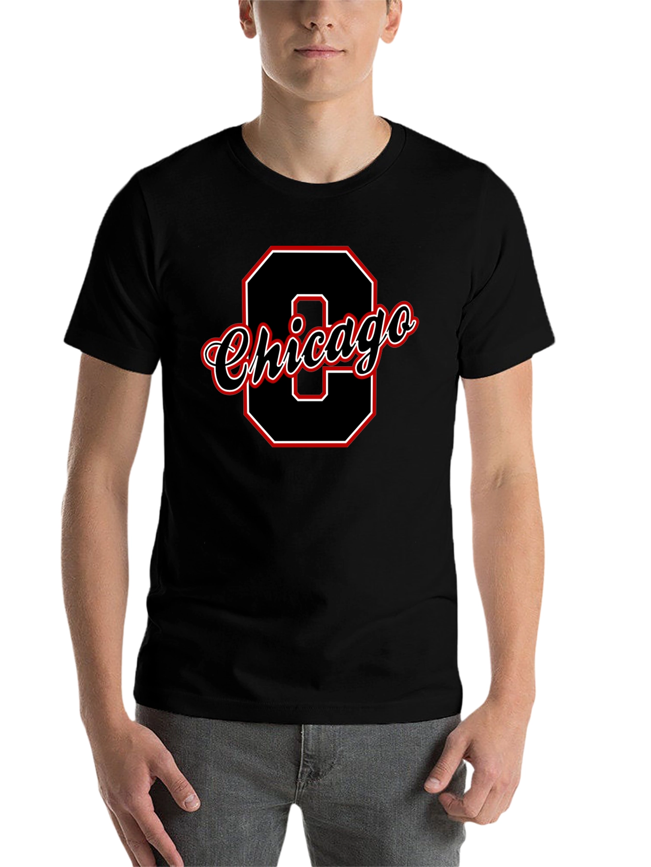 Chicago Black Graphic T-Shirt