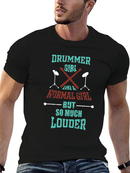 Drummer Girl T-Shirt - So Much Louder
