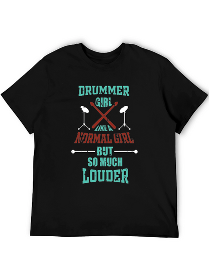 Drummer Girl T-Shirt - So Much Louder