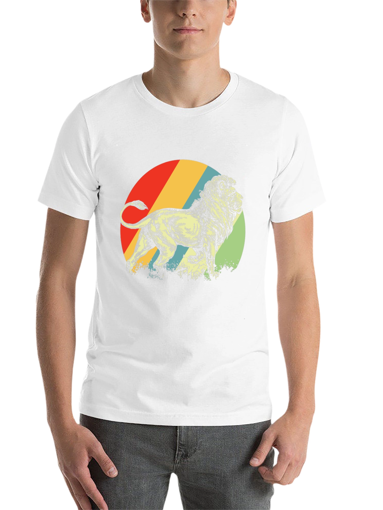 Retro Lion Graphic Tee