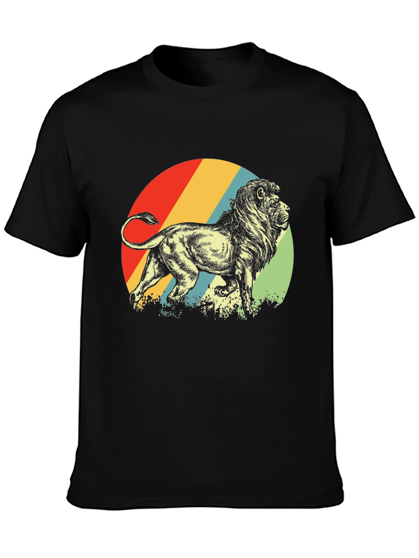 Retro Lion Graphic Tee