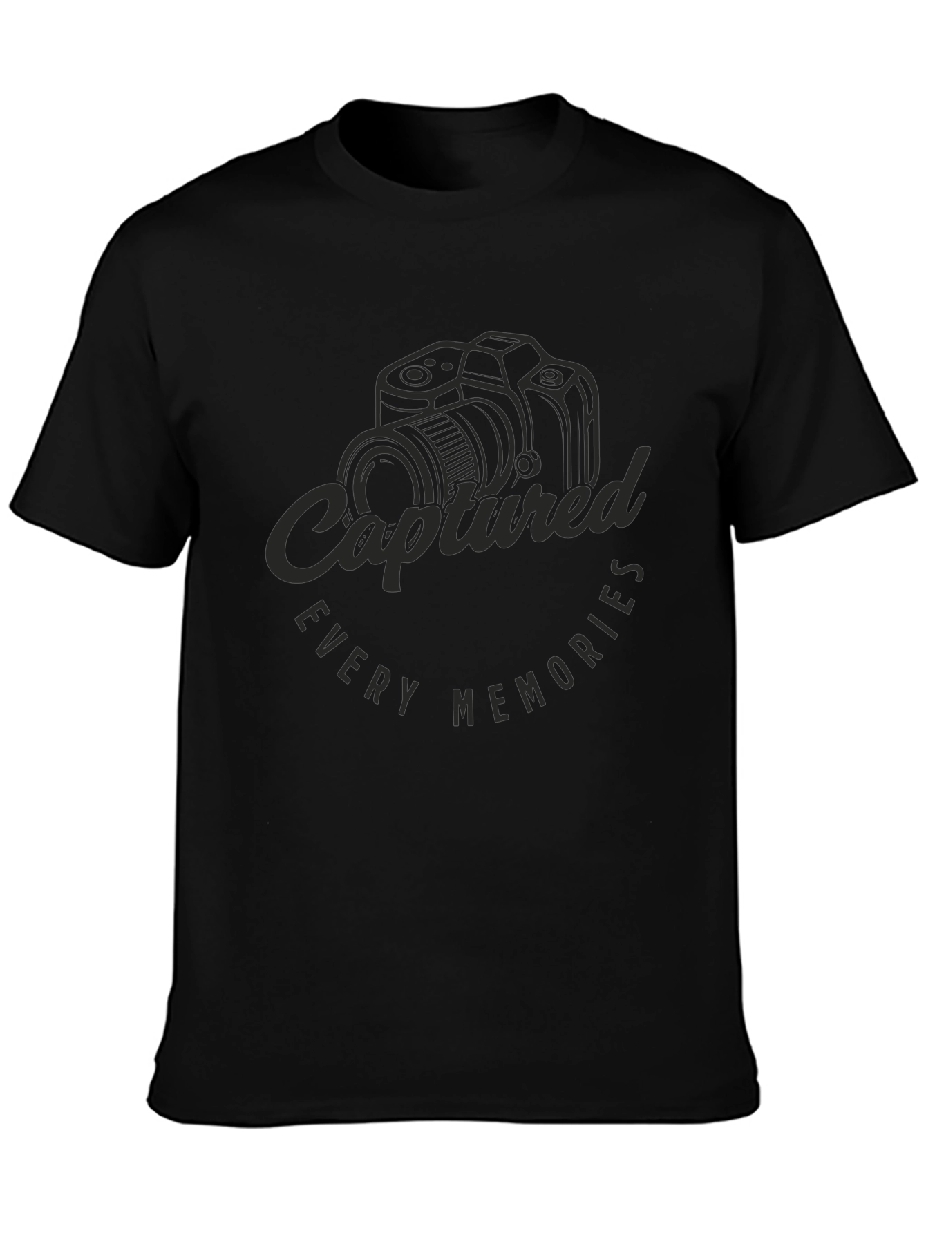Captured Every Memories T-Shirt: Photography Design