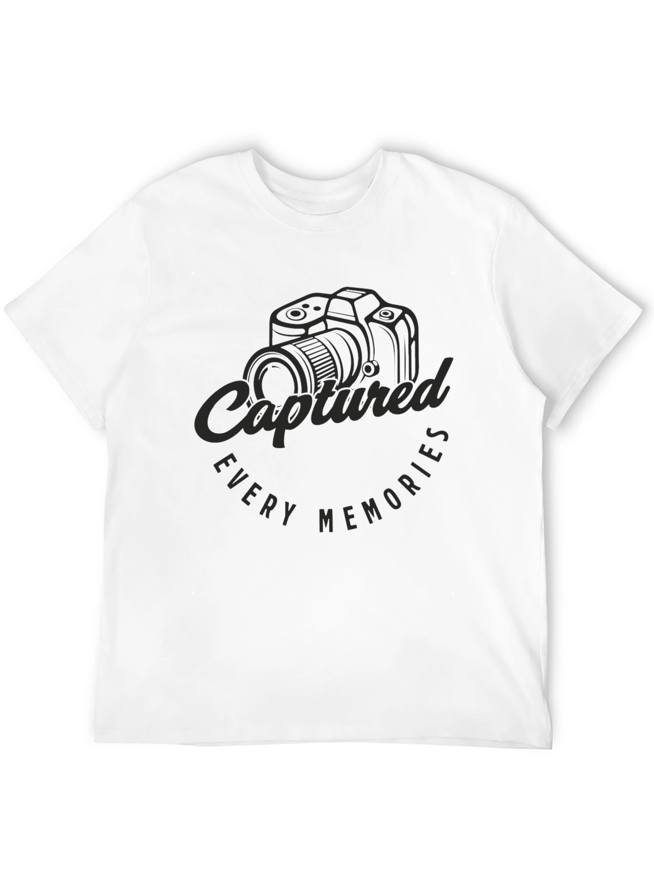 Captured Every Memories T-Shirt: Photography Design