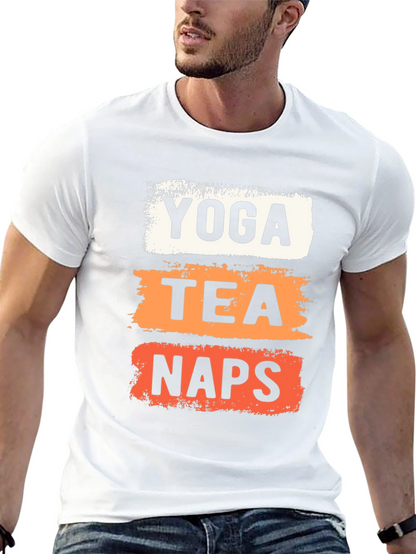 Yoga Tea Naps Graphic T-Shirt - Relaxation Mode