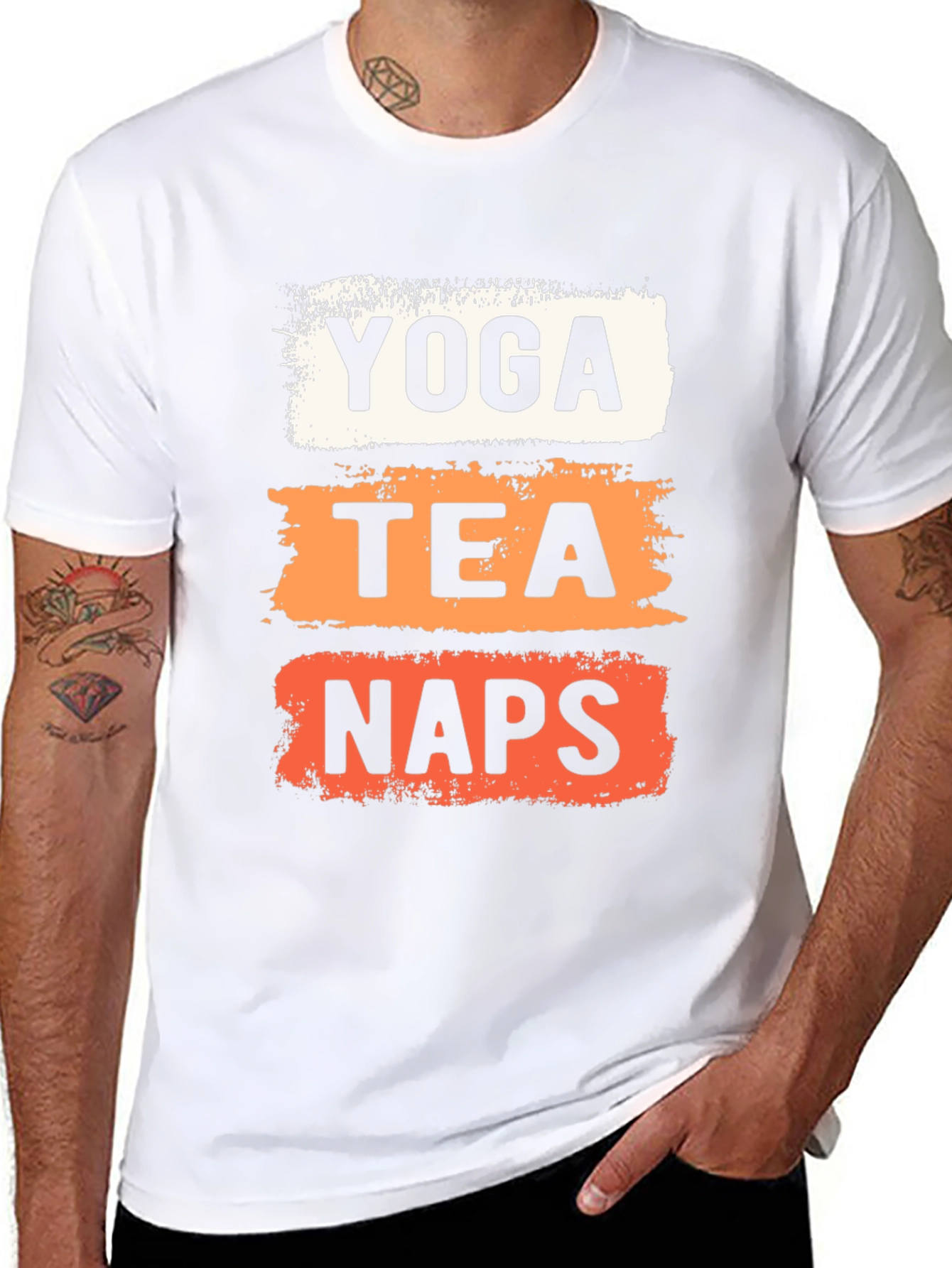 Yoga Tea Naps Graphic T-Shirt - Relaxation Mode