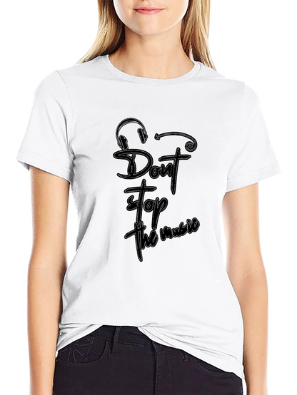 Dont Stop the Music Graphic Tee