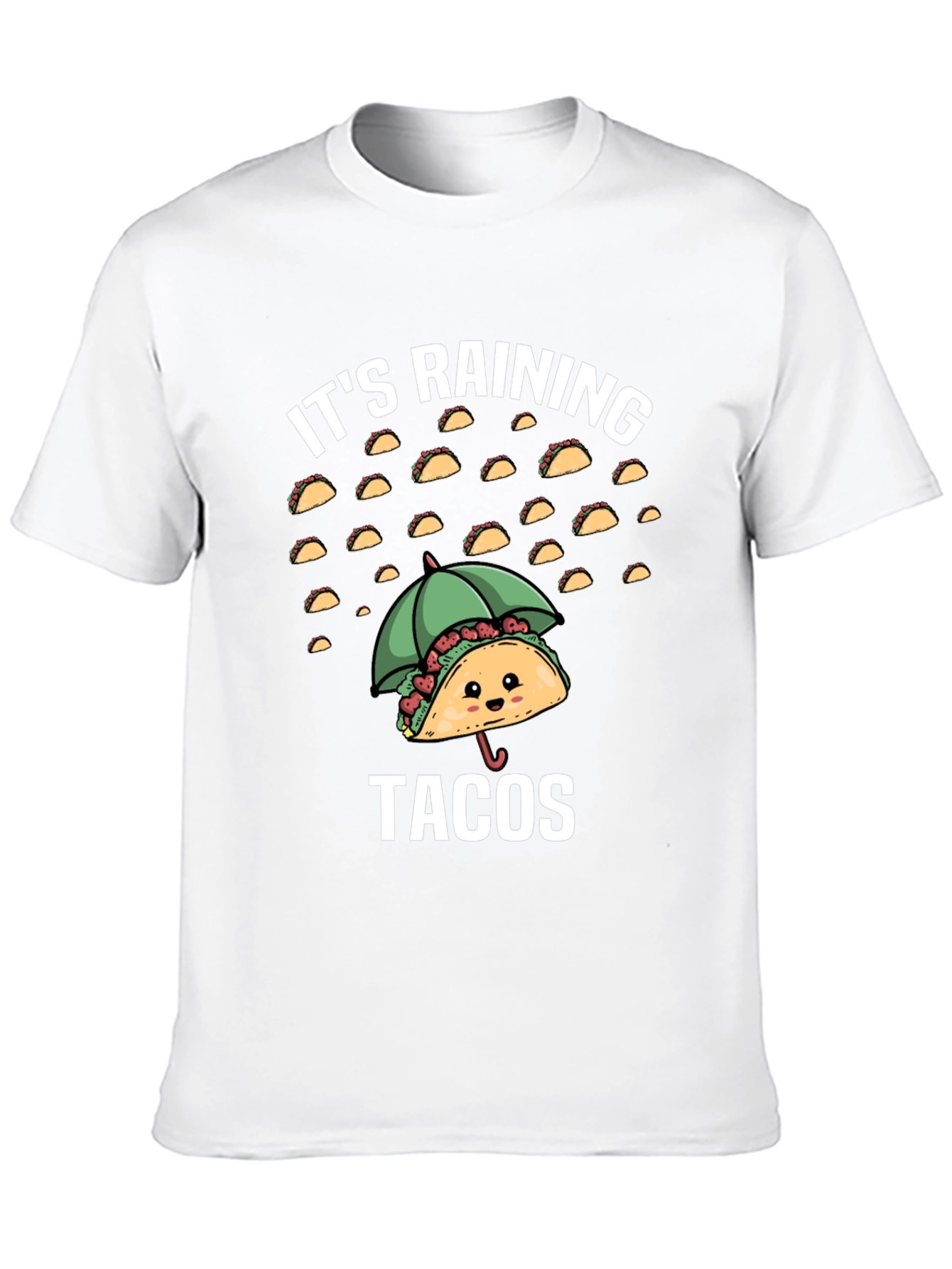 Its Raining Tacos Funny Graphic T-Shirt