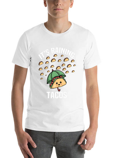Its Raining Tacos Funny Graphic T-Shirt