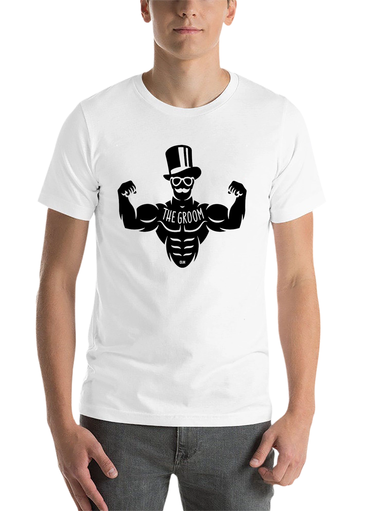 Groom Bodybuilder Graphic Tee - Bachelor Party Shirt