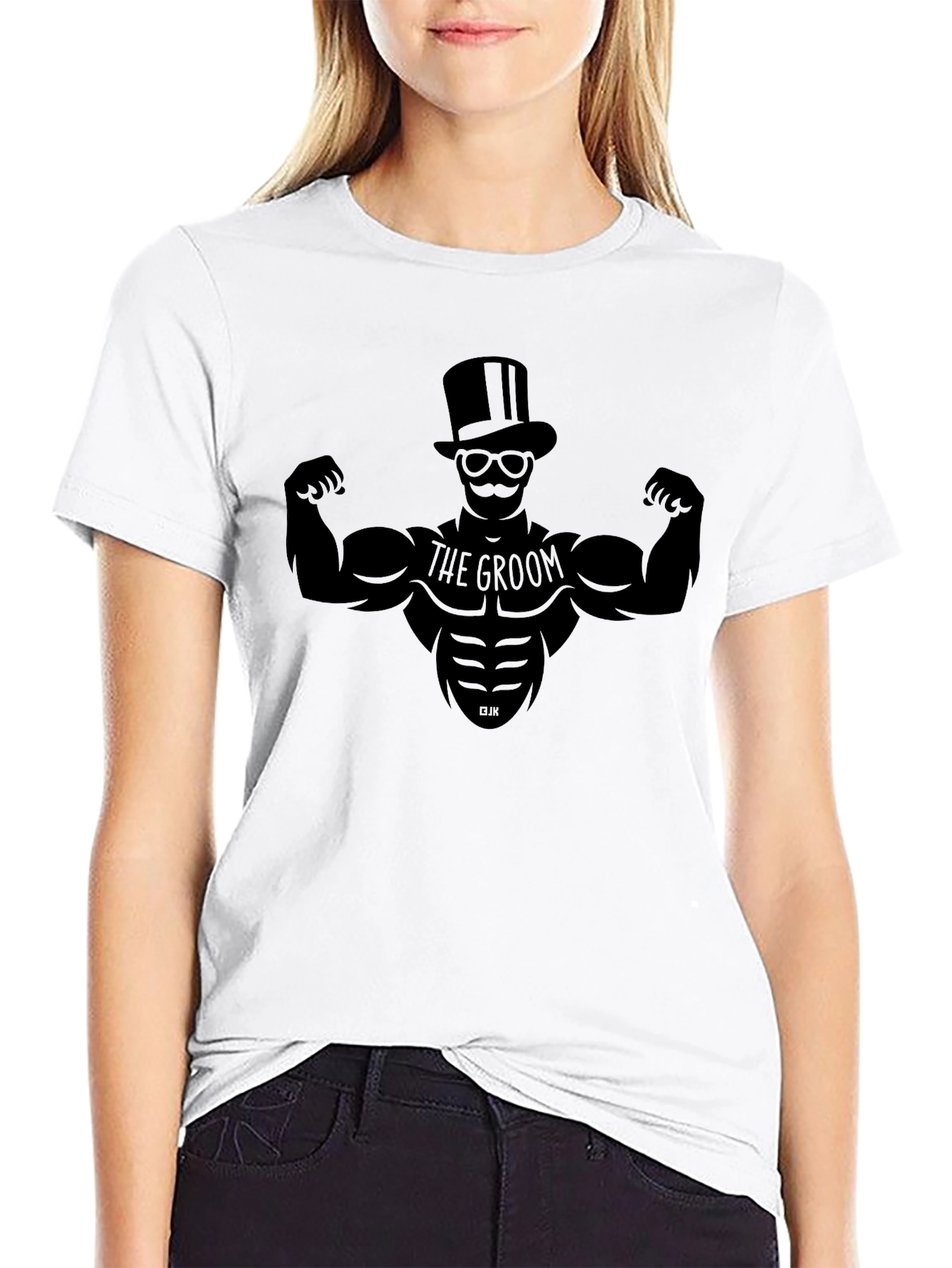Groom Bodybuilder Graphic Tee - Bachelor Party Shirt