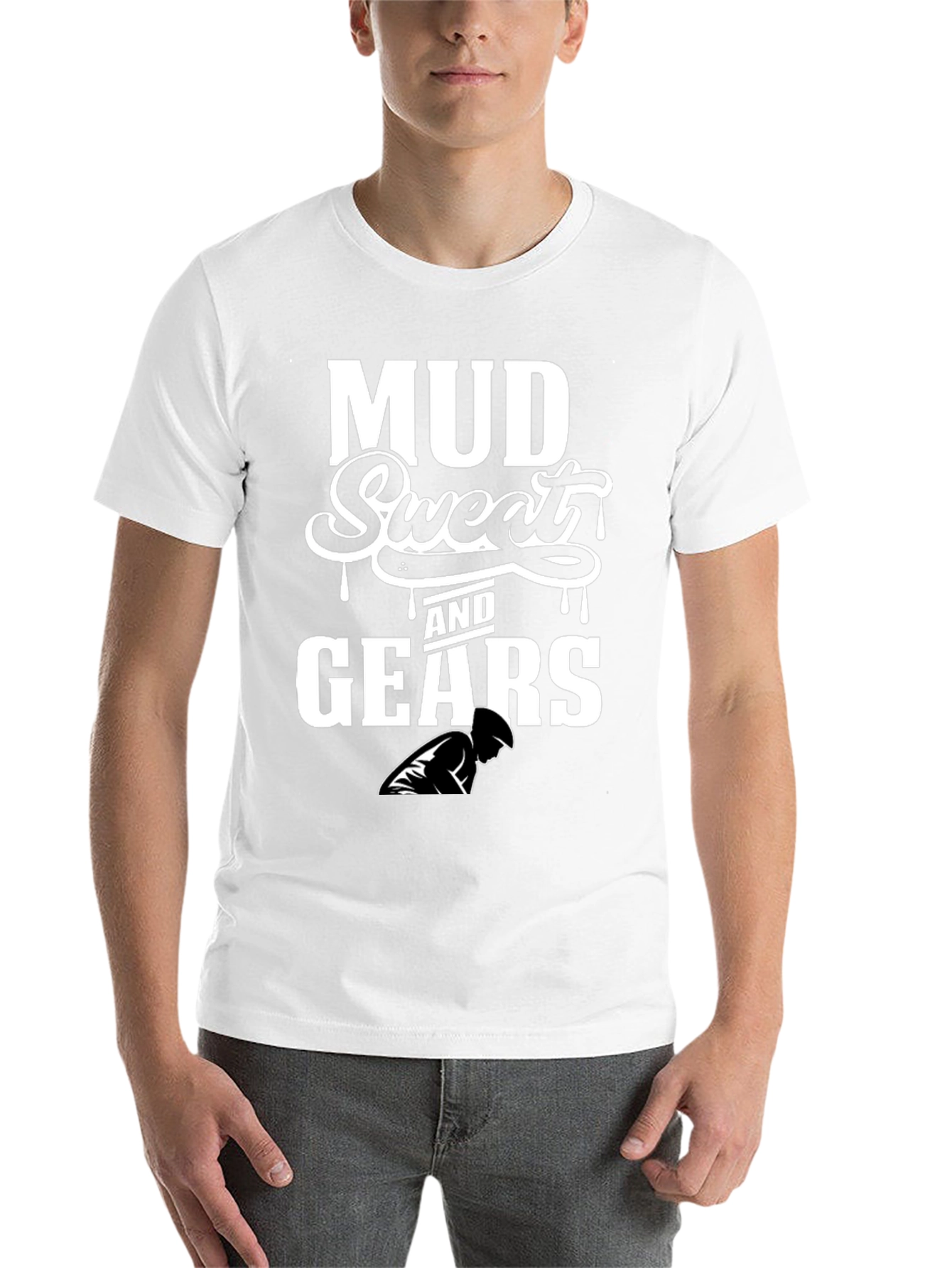 Mud Sweat & Gears Black Graphic Tee