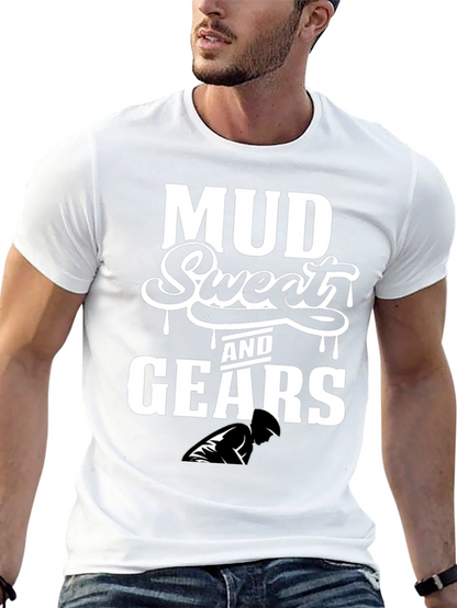 Mud Sweat & Gears Black Graphic Tee