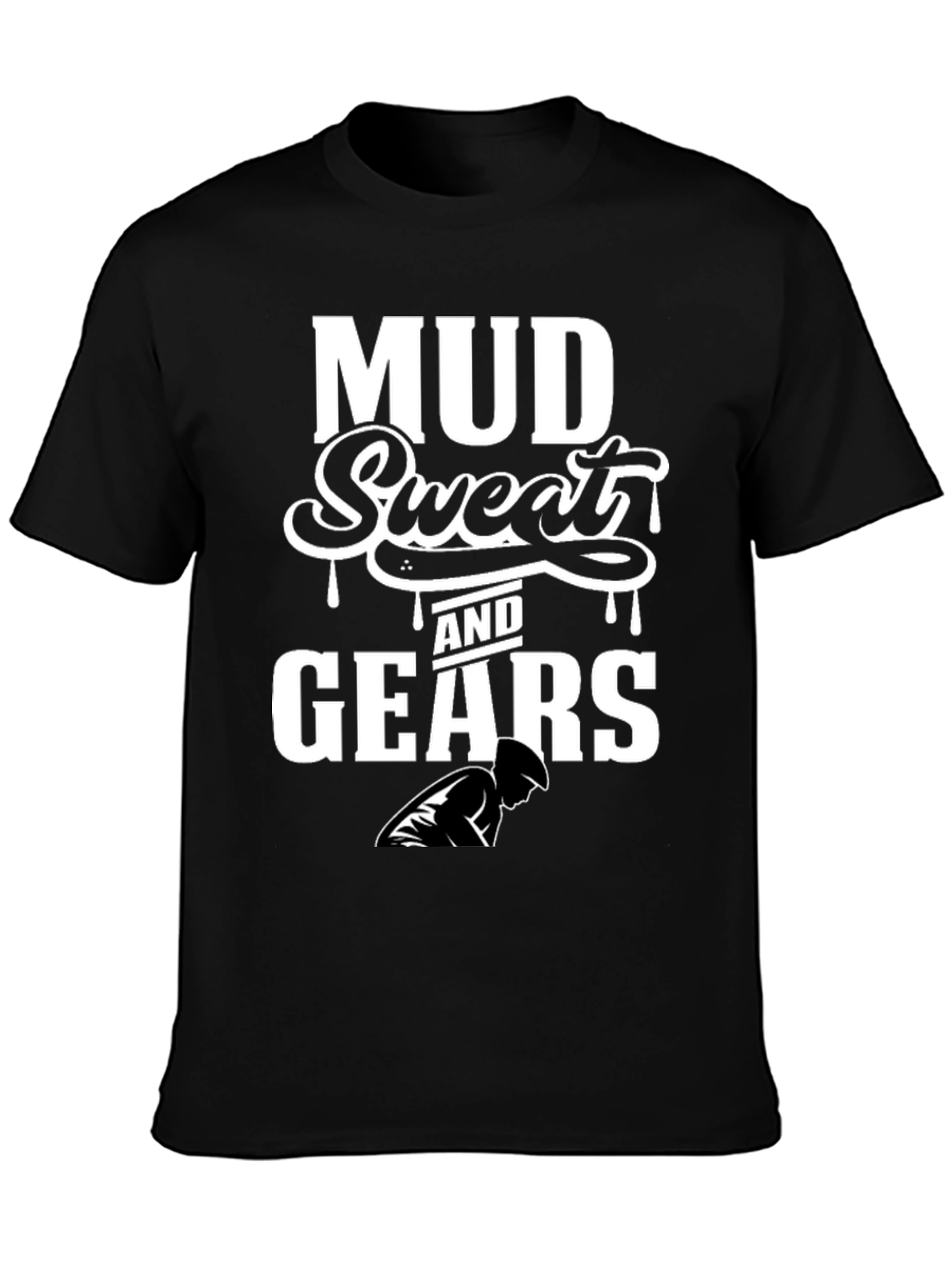 Mud Sweat & Gears Black Graphic Tee
