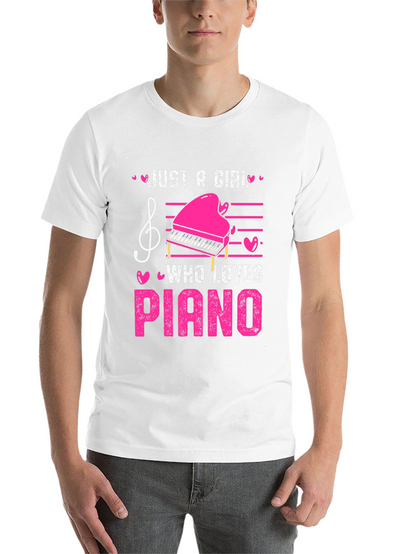 Just A Girl Who Loves Piano T-Shirt