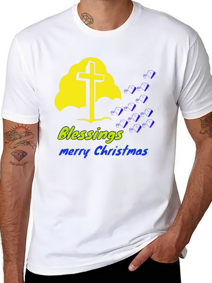Blessings Merry Christmas Graphic Tee