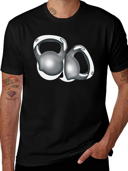 Kettlebell Graphic Black T-Shirt