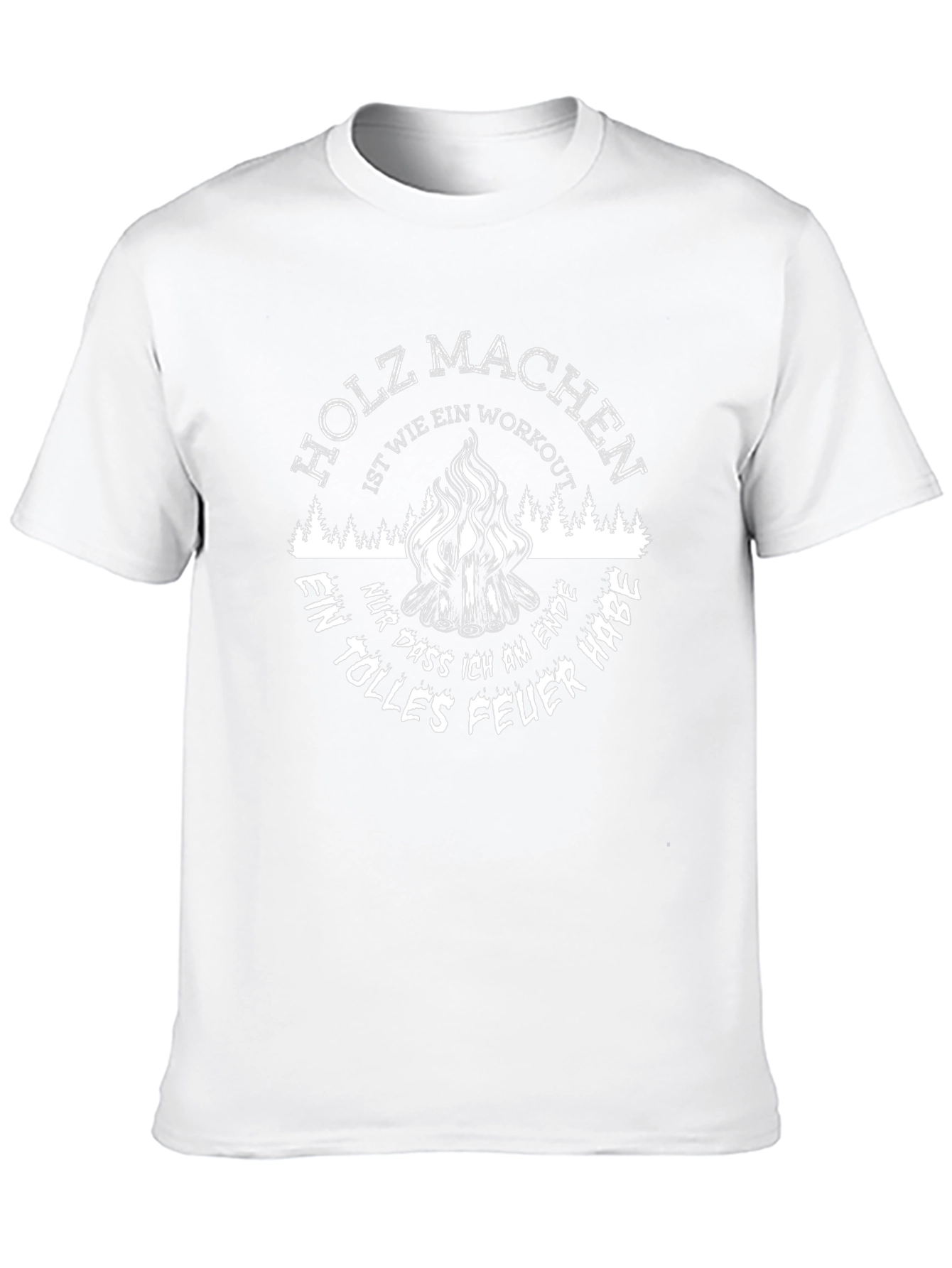 Holz Machen Workout Black T-Shirt