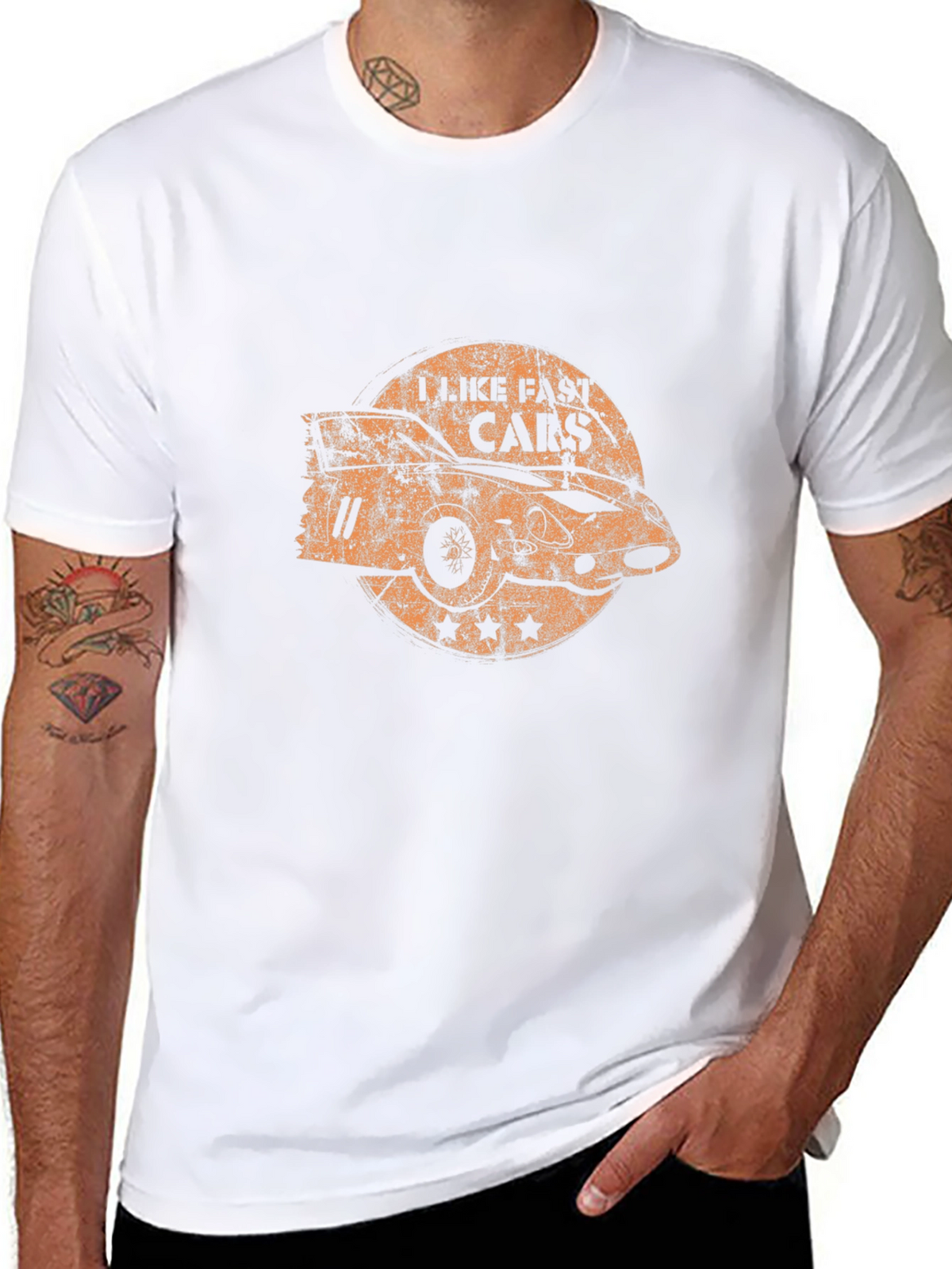 I Like Fast Cars Graphic Tee