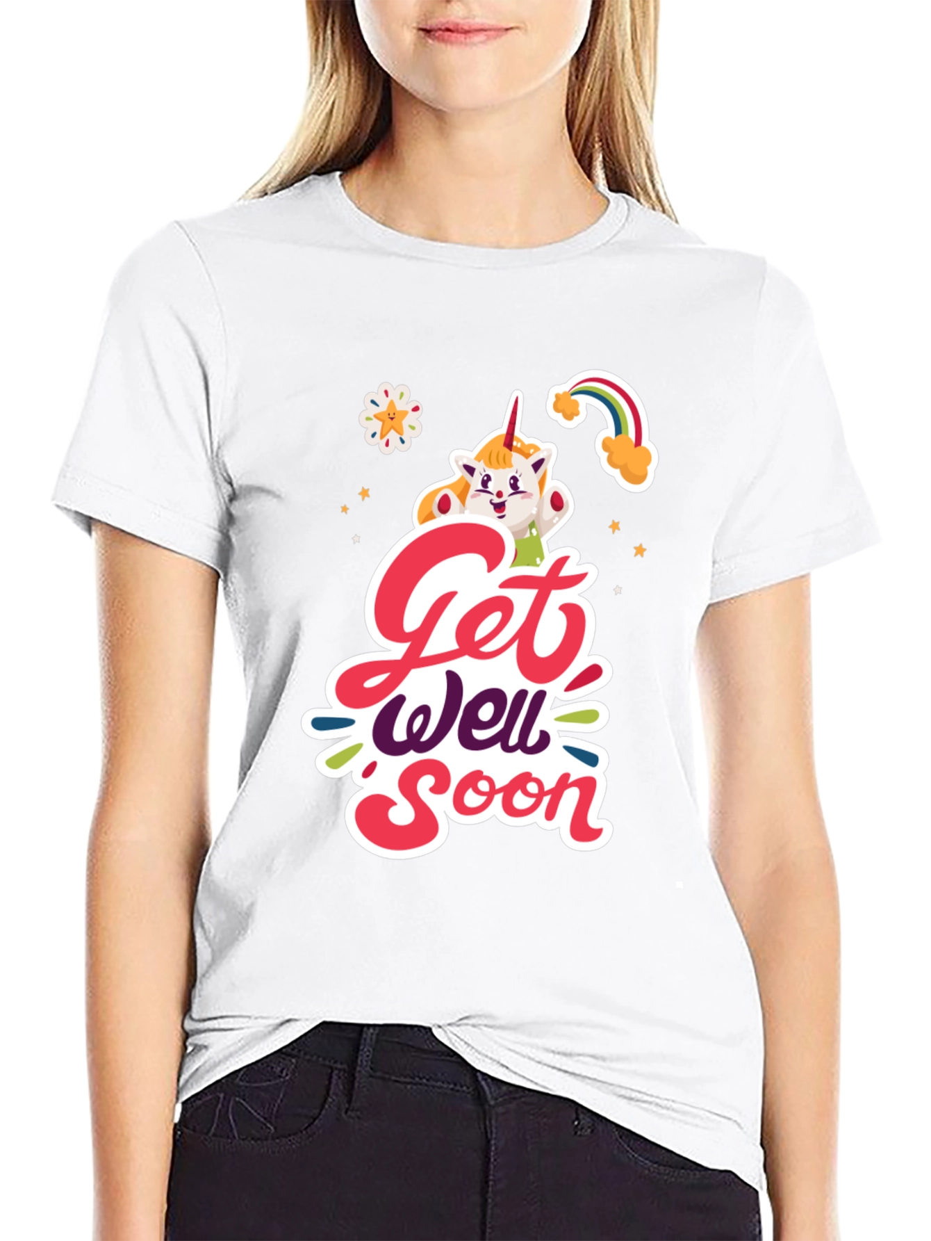 Get Well Soon Unicorn Graphic Tee