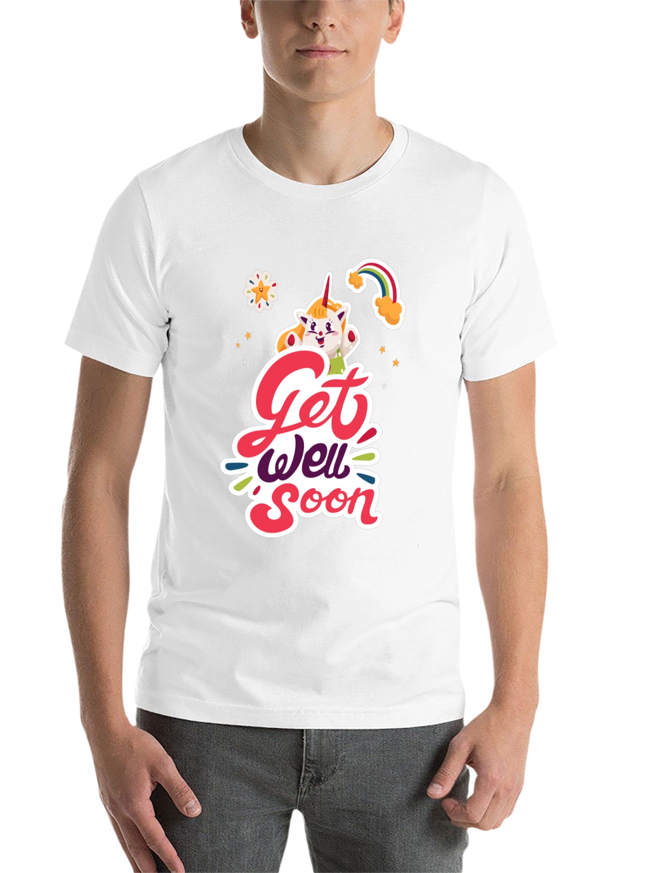 Get Well Soon Unicorn Graphic Tee