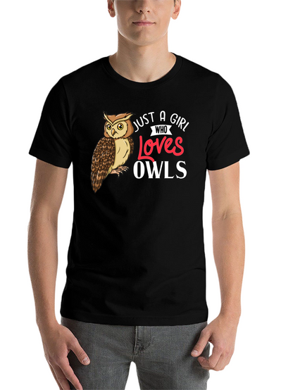 Just A Girl Who Loves Owls T-Shirt