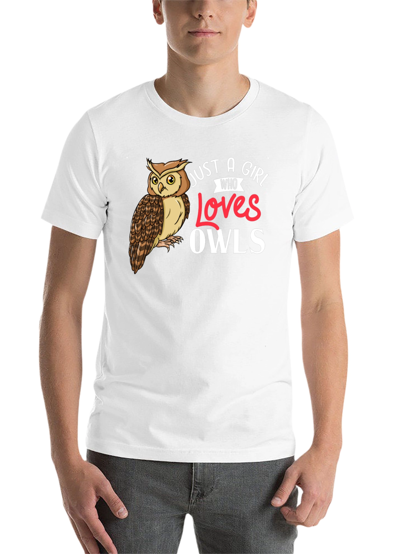 Just A Girl Who Loves Owls T-Shirt