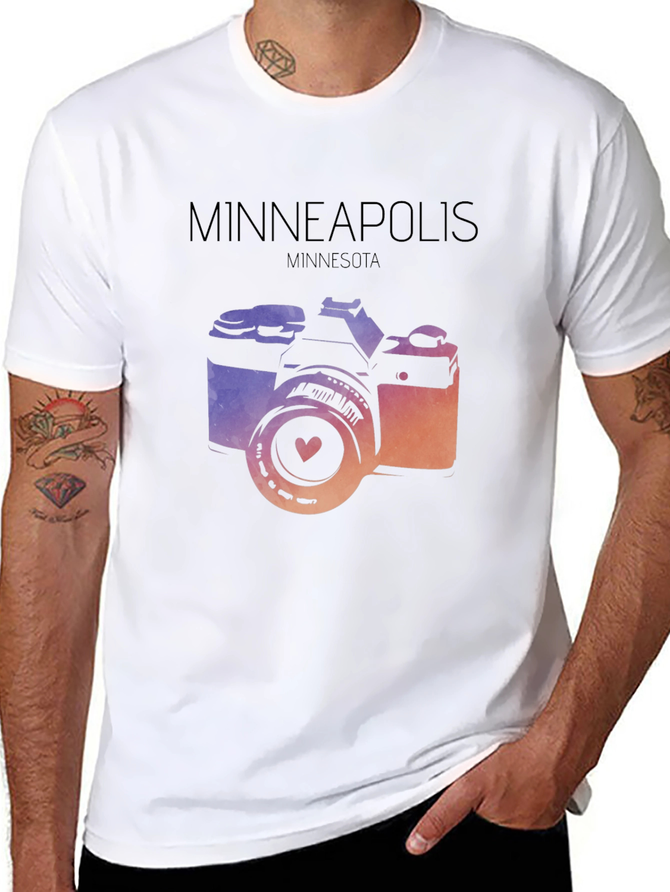 Minneapolis Camera Graphic Tee