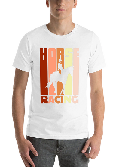 Equestrian Horse Racing Graphic T-Shirt