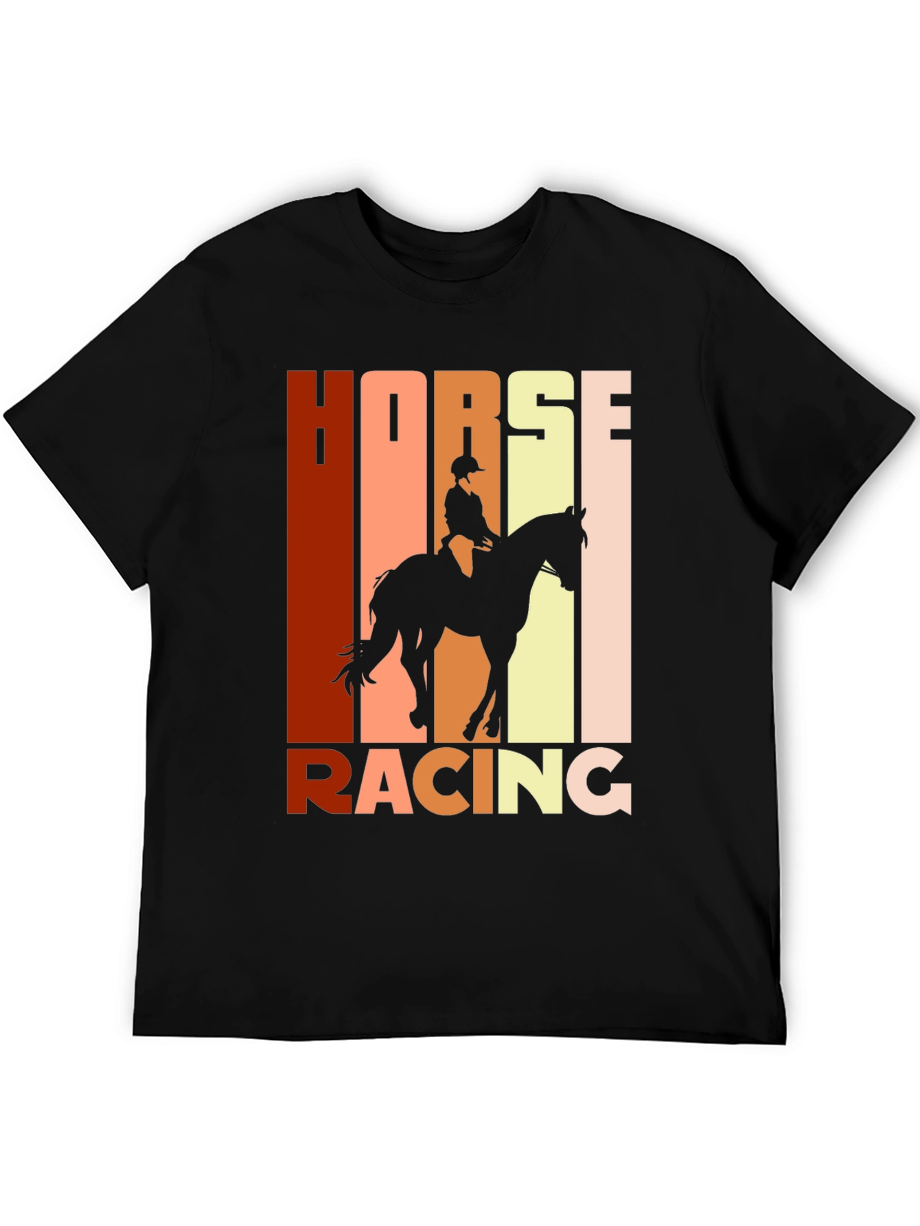 Equestrian Horse Racing Graphic T-Shirt