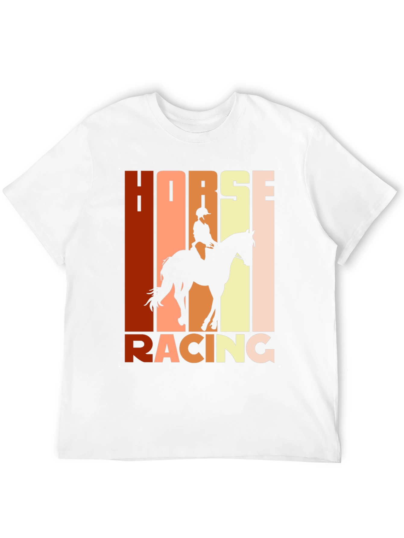 Equestrian Horse Racing Graphic T-Shirt
